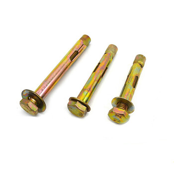 铁镀锌膨胀螺丝外六角式内爆炸螺丝减速带楼梯拉爆家装膨胀钉 m12*80