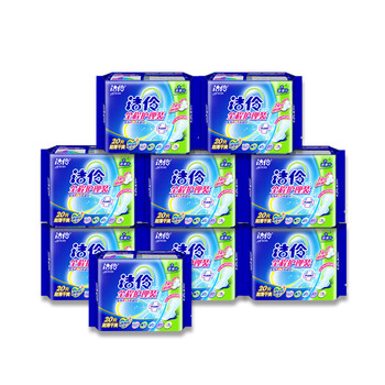 洁伶geron全程护理干爽网面20片装9包超值组合卫生巾