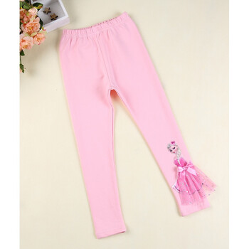 童装爱莎女王儿童艾莎公主裤子冰雪奇缘女童春秋纯棉弹力打底裤潮