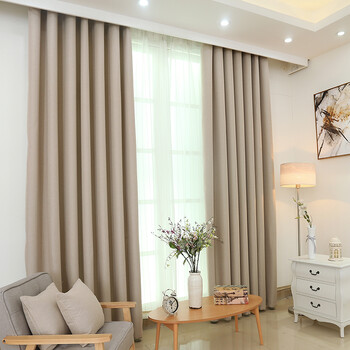 卡其色麻布 宽3.0高2.7 打孔加工