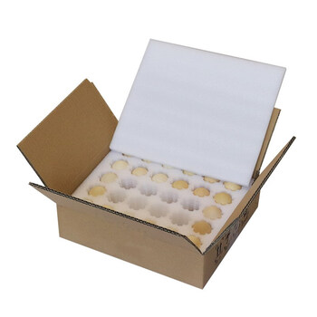珍珠棉土草鸡蛋托防震鸡蛋包装盒鸡蛋快递包装快递泡沫鸡蛋防破碎 40