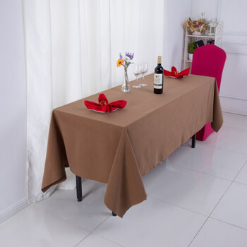 双层复合台尼台呢台泥 1.5m幅宽简洁色 会议桌布 台呢咖啡 120*160