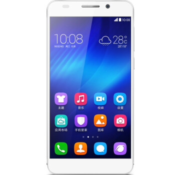 【北京移动购机赠费】荣耀 6 (H60-L11) 3GB+32GB内存版 白色 移动4G手机