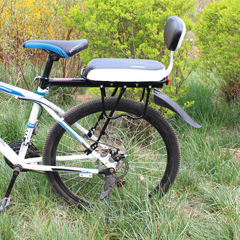 马特维带挡泥板自行车后货架山地车快拆铝合金后尾架载人后座单车配件