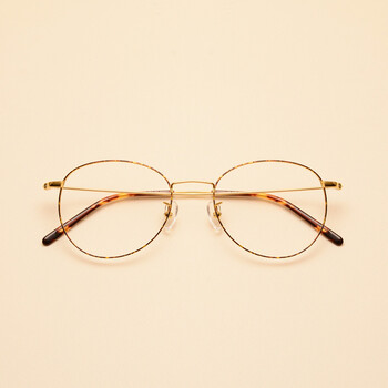 细框超轻纯钛金丝边眼镜框女韩版潮复古圆框文艺眼睛框镜架男近视