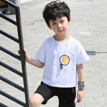 夏天男童短袖运动套装夏装2018新款夏季中童两件套男孩10岁15帅气
