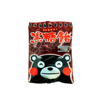 日本进口 ohkura 大仓牌熊本熊黑糖糖果 90克_ 9折现价16元