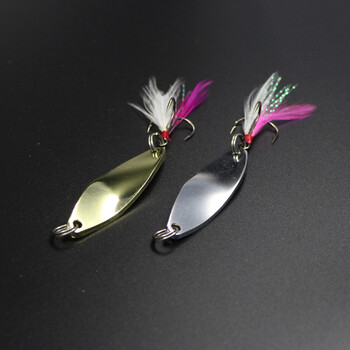 亮片9g5cm金银色旋转扭型亮片 路亚亮片 渔具 9g5cm银色旋转扭型亮片