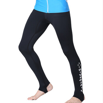 防晒浮潜潜水裤男女速干冲浪泳裤沙滩长裤吸汗健美裤 男款莱卡长裤