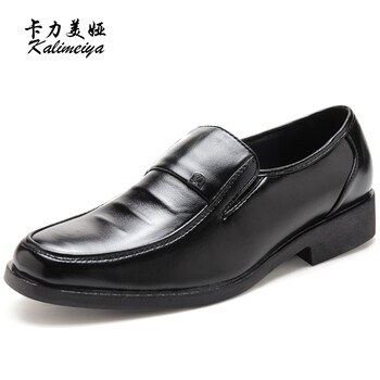 baseman棒球手 商务休闲鞋 舒适耐磨男皮鞋 系带简约经典54160272