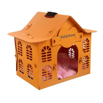 洗猫窝狗狗洋房秋冬款狗笼宠物屋房子带门麦德豪贵宾宠物别墅可拆