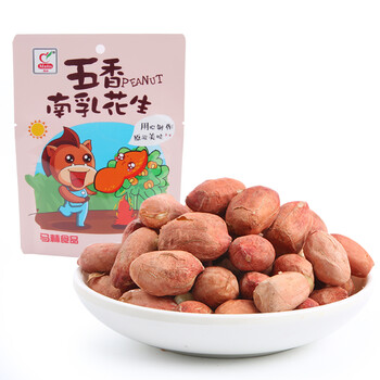 马林(malin) 南乳/蒜香花生100gx6袋 五香南乳花生蒜香花生仁花生米