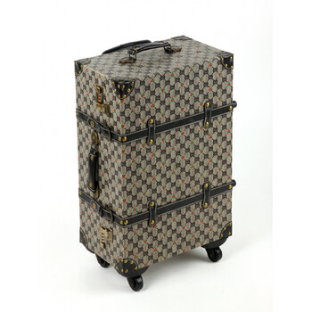 2018新款品牌英伦复古格纹旅行箱拉杆箱 男女皮箱万向轮登机箱行李箱