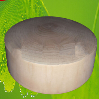 御壶堂 银杏木砧板木菜板白果木 刀板正宗整块案板实木砧板 正圆 25*5