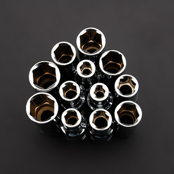 1/2加长套筒8mm-19mm外六角加深套筒头棘轮扳手工具套装 1/2加长10mm
