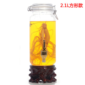 
                                                                                志方益铁扣小号玻璃密封泡酒瓶带龙头家用密封储酒罐自酿葡萄酒青梅酿酒缸 1.8升圆形款带龙头带底座                