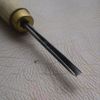 v型修光三角刀木雕刻刀套装手工刀具线条刀工具东阳雕刻刀 磨好1mm
