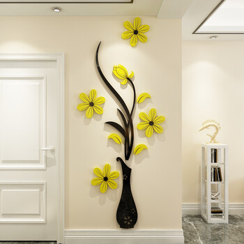 亚克力3d立体墙贴室内客厅背景墙面装饰房间的小饰品墙壁贴纸贴画