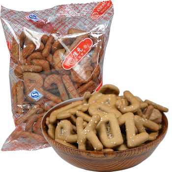 康元 字母饼干 香酥饼干小包装称重500g(约8包)_ 8折现价19元