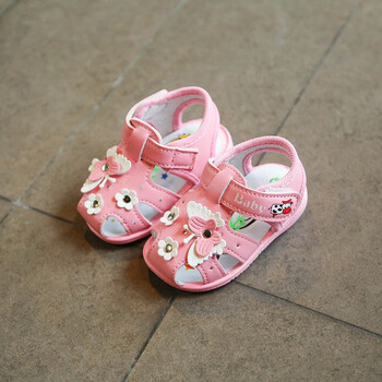 0-1岁半2女宝宝叫叫鞋6到12个月11女童10小女孩9婴儿8学步凉鞋7夏