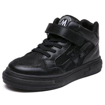 2018春季新款男童鞋儿童运动休闲鞋中大童小孩学生鞋子潮 黑色 30