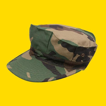 仓铺户外登山迷彩帽军迷帽平顶作训帽迷彩遮阳帽子鸭舌帽子 四色丛林