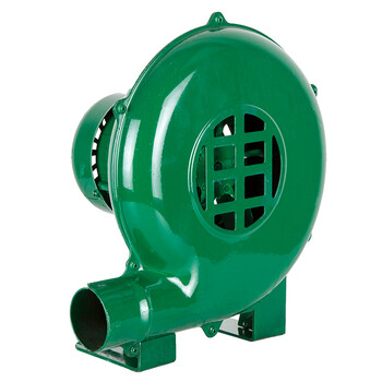 家用小型鼓风机炉灶烧烤助燃鼓风机离心式工业锅炉鼓风机220v b款绿色
