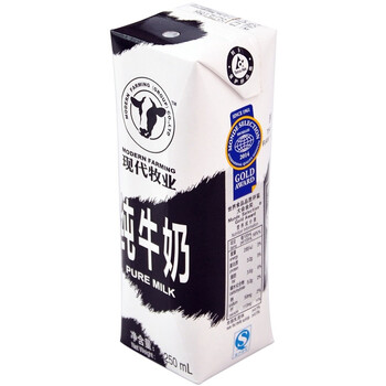 
                                        
                                        现代牧业（MODERN FARMING）精装礼盒 250ml×12包 礼盒装                