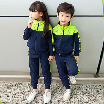 幼儿园园服春秋套装小学生校服男女儿童运动会班服教师园服定制 加绒