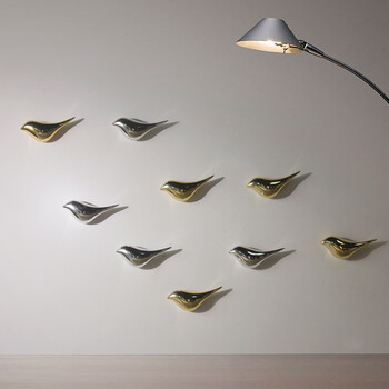 创意客厅墙壁装饰挂件墙饰壁挂壁饰小鸟装饰壁挂装立体墙壁装饰品