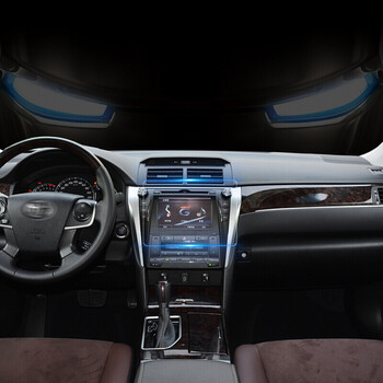 点缤 丰田凯美瑞钢化玻璃导航膜改装中控屏幕贴膜显示屏保护膜 248*