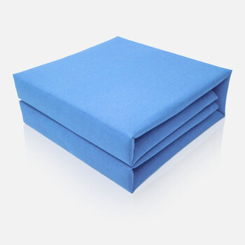 叠好成型被豆腐块棉被内务军被速成棉被叠好标准军被 湖蓝色(带被套)