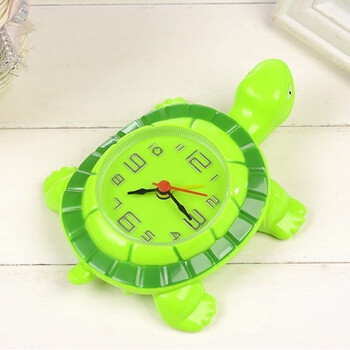 乌龟模型摆件定时闹钟创意学生个性现代简约床头卧室可爱儿童 乌龟青