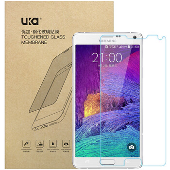 
                                        
                                        优加 透甲系列 0.3mm钢化玻璃膜 适用于三星note4/N9100                