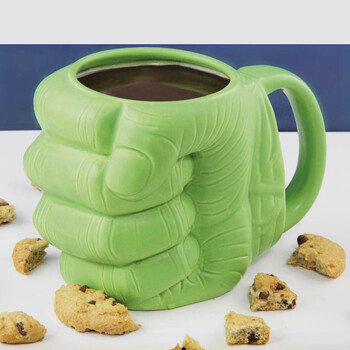 仕林轶语 创意拳头陶瓷杯 立体咖啡马克杯 握拳杯_ 2折现价36元