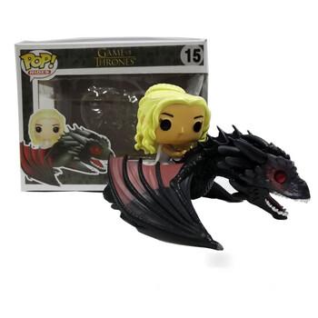 funko pop权利的游戏 龙母骑龙款 丹妮莉丝手1办玩具摆件公仔模型 pop
