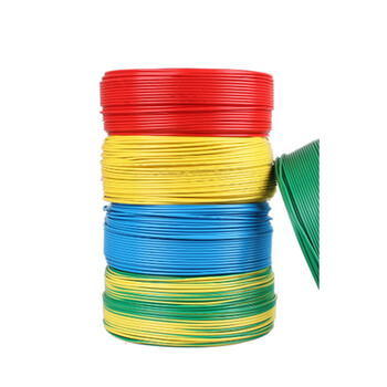 电线 铜芯多芯软线100米 红黄蓝绿黑 黄色