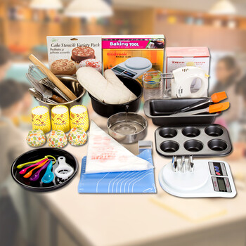 烘焙工具套装 西点入门烘培器具套餐新手必备烤箱蛋糕模具 套装烘培套组
