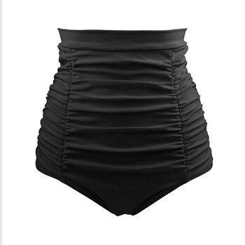 ony泳衣女分体大码高腰保守遮肚显瘦遮大腿高叉包臀三角比基尼游泳裤