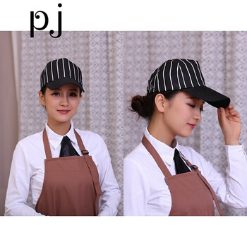 鸭舌帽太阳帽中西餐厅服务员帽子酒店餐厅快餐奶茶店服务员男帽子