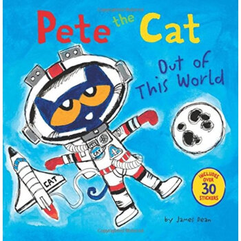 英文原版 皮特猫 Pete the Cat: Out of This World,Pete the 
