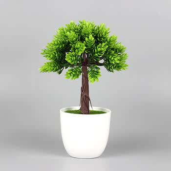 家居室内仿真绿植小盆栽盆景树球假树装饰摆件办公室植物盆仿真树 c款