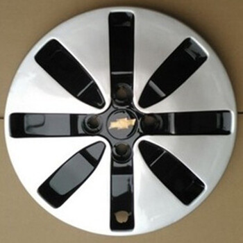 乐骋 轮毂盖 乐风轮帽新赛欧轮毂罩赛欧3车轮盖 深灰色 13寸全封闭双