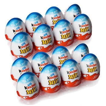 进口费列罗品牌 kinder 健达奇趣蛋 儿童惊喜玩具出奇蛋 16粒男孩版