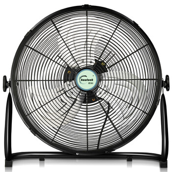 皓彩(haoluck)趴地扇工业风扇强力落地扇家用商用工厂车间电风扇台式