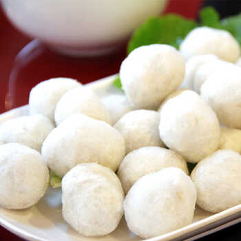 > 鲜聚汇 四海品牌 香港仔四海鱼蛋170g/袋 鲜装墨鱼味鱼丸 豆捞火锅