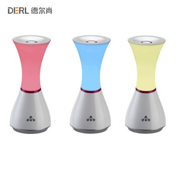 
                                        德尔尚小蛮腰台灯 七彩灯光小夜灯 音乐台灯  触控感应 插卡音箱夜灯 七彩音乐灯 播放音乐                