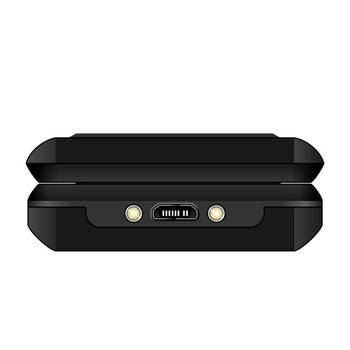 中兴（ZTE）L588 移动/联通2G 翻盖老人手机 黑色