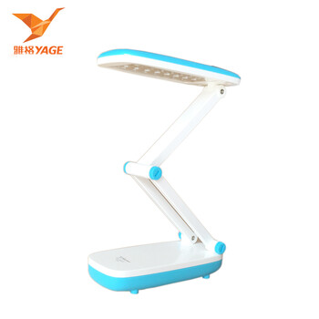 雅格YAGE台灯 可充电 折叠式 触控调光 LED 阅读灯多种模式 YG-5922 YG-5922蓝色