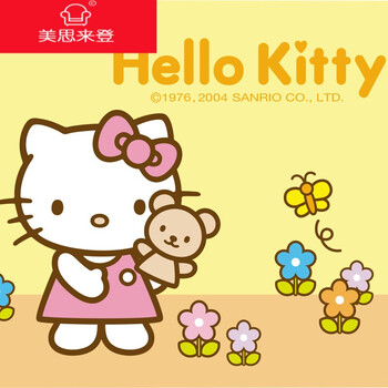 房自粘墙贴公主女孩卧室床头背景墙壁纸hellokitty猫大型壁 c 超大